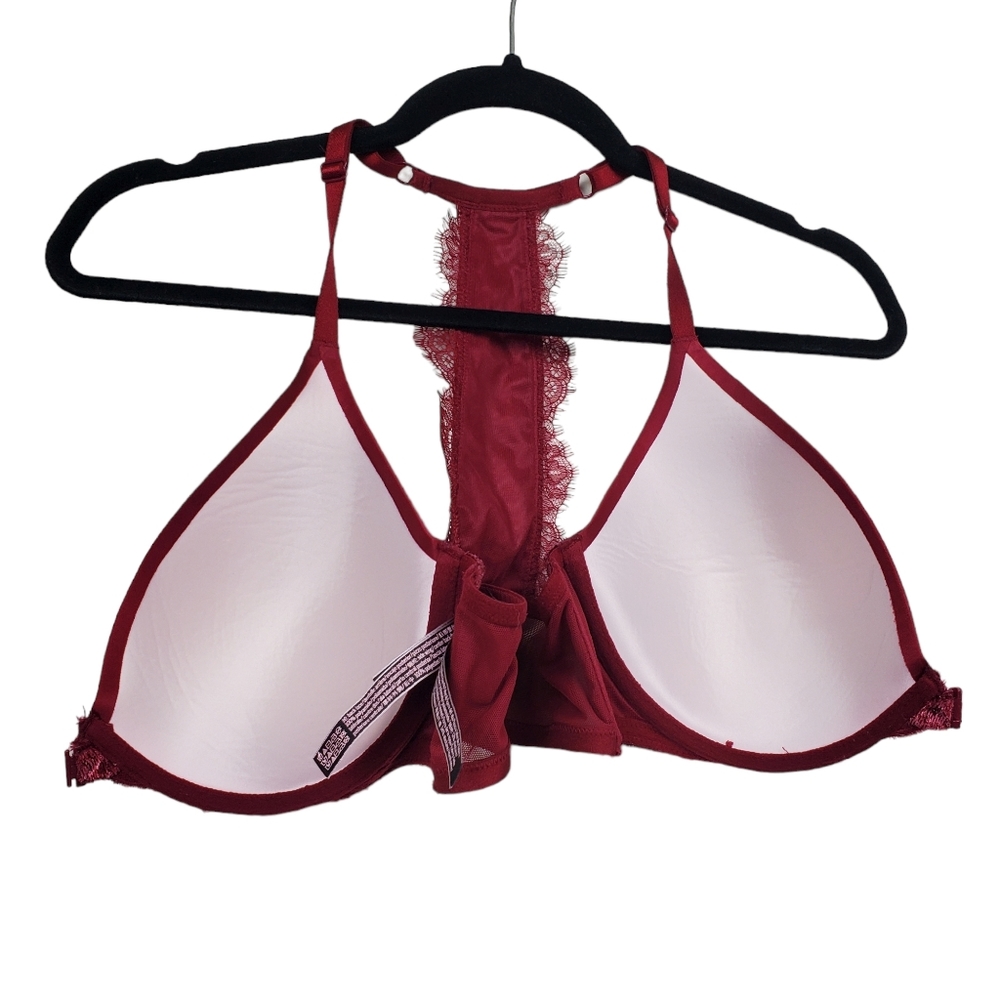 Victoria's Secret Very Sexy Lightly Lined Plunge Racerback Bra Size 34DD - Picture 5 of 6
